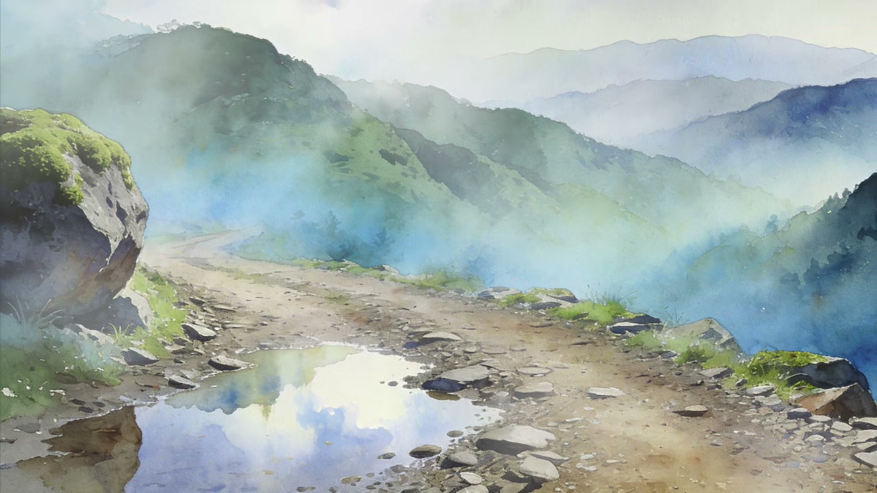 山頂的月光